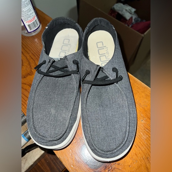 Hey Dude Shoes Hey Dudes Wendy Rise Platform Black With Glitter